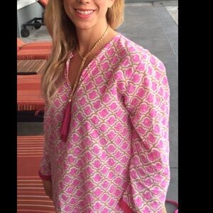Roberta Roller Rabbit pink print tunic dress 20191